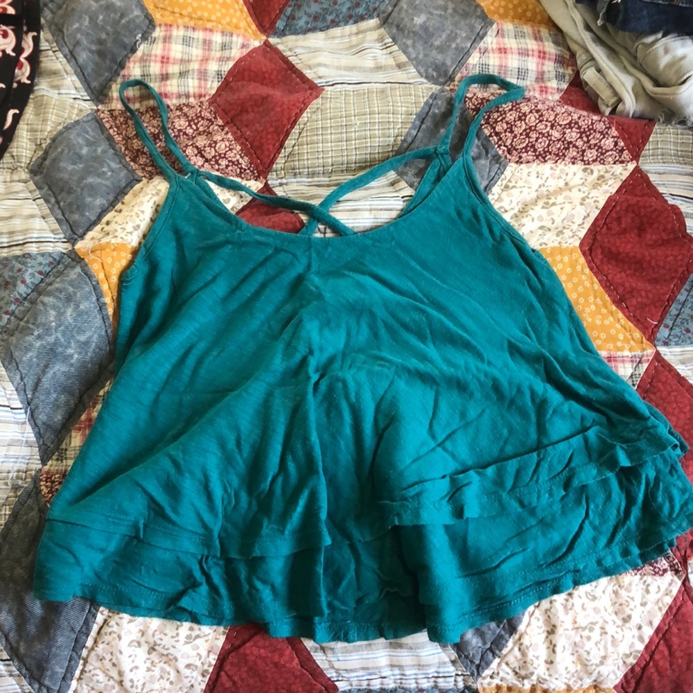 cute tank top w/ cross cross